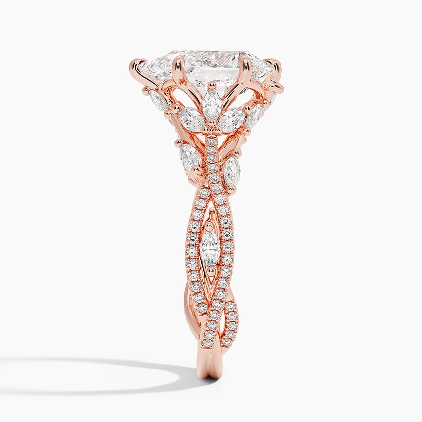 14K Rose Gold Luxe Secret Garden Diamond Ring (3/4 ct. tw.)