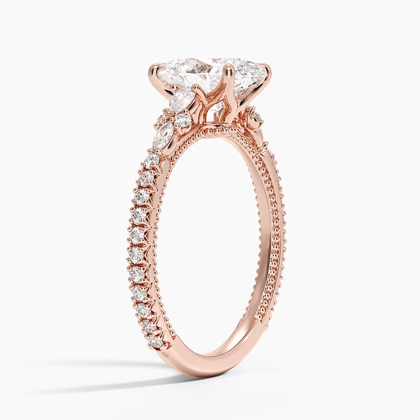 Floral Cluster Diamond Ring