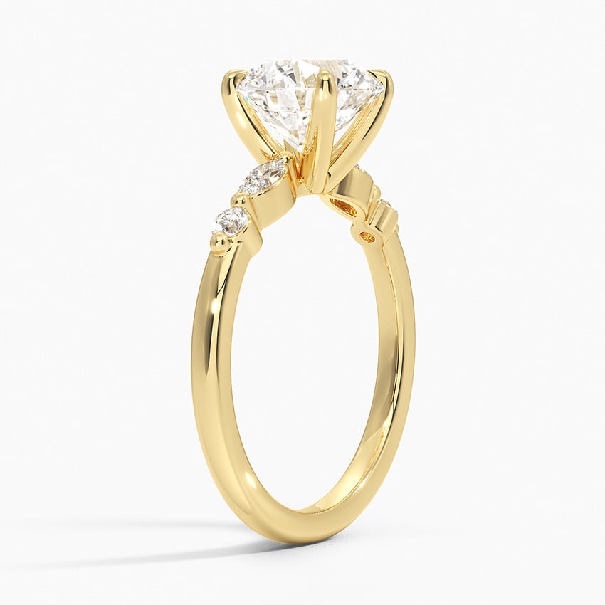 Marquise and Round Diamond Ring