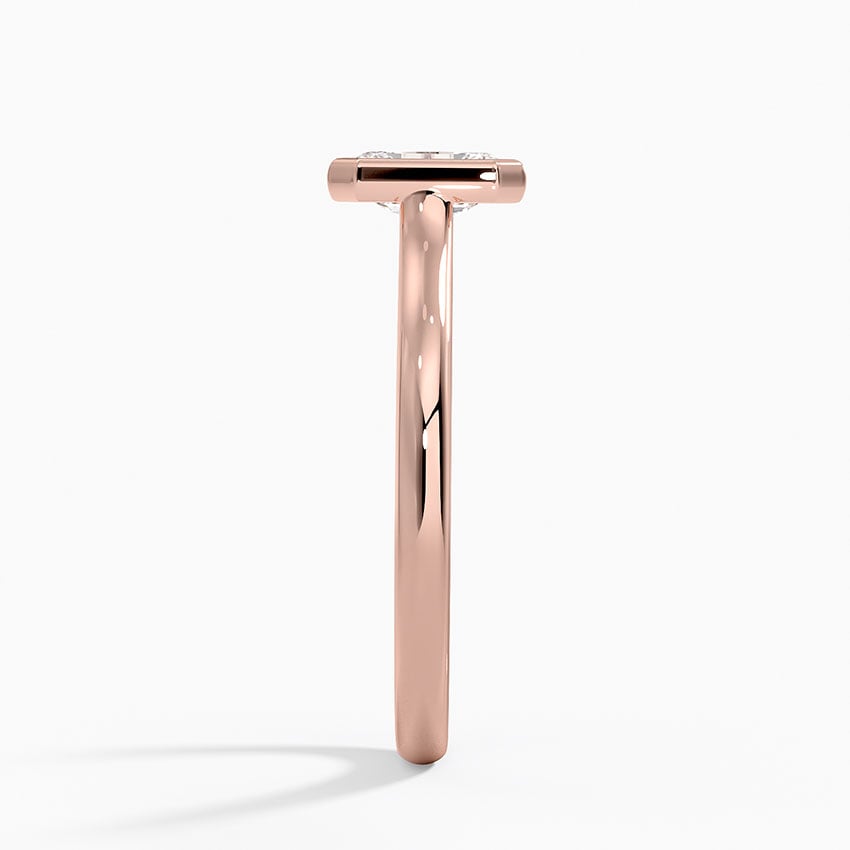 14K Rose Gold Luna 2mm Bezel Ring