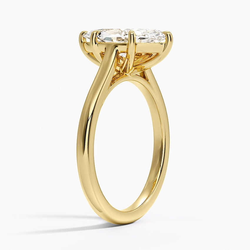 2mm Provence Solitaire Ring