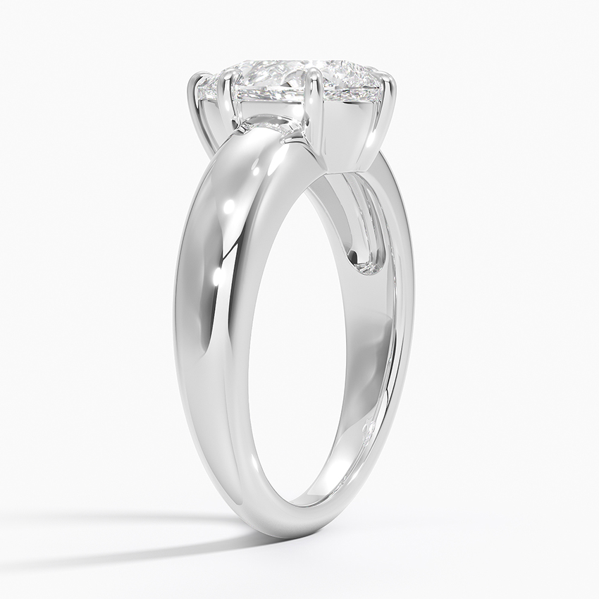 18K White Gold Adrian Solitaire Ring