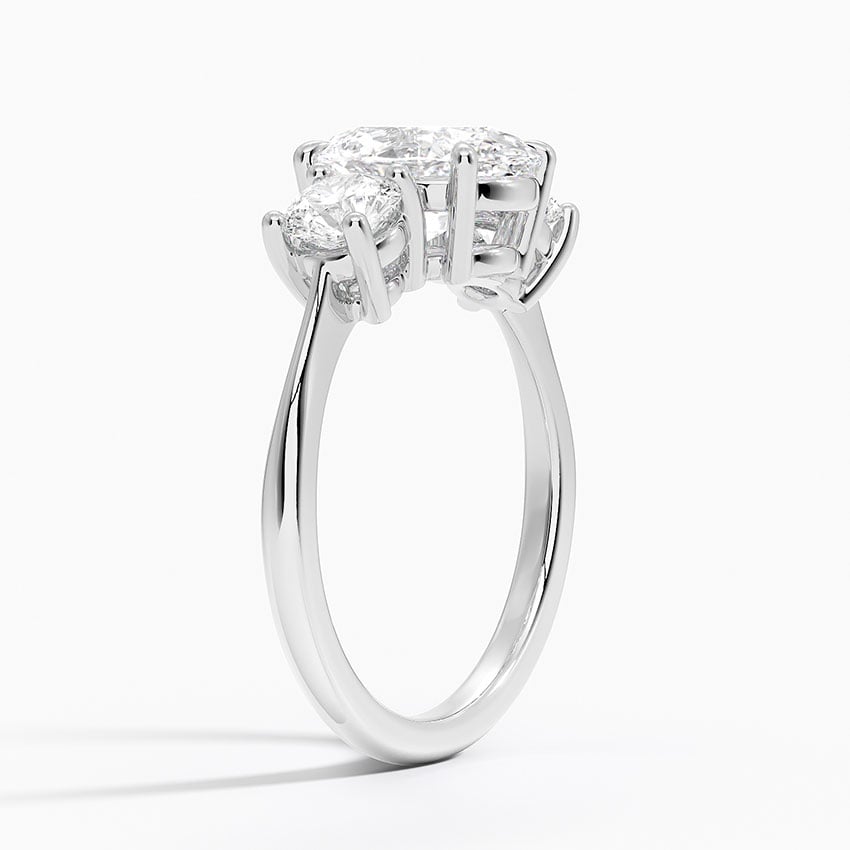 Three Stone Diamond Engagement Ring