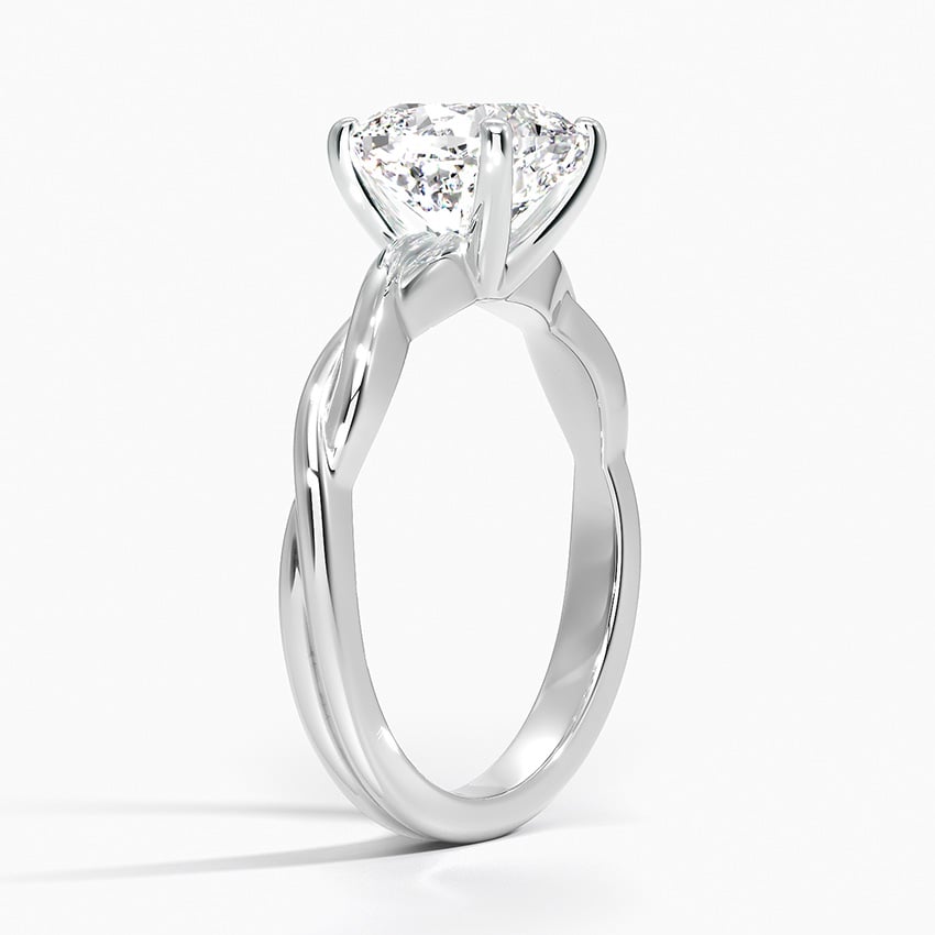 Twisted Vine Engagement Ring - Solitaire