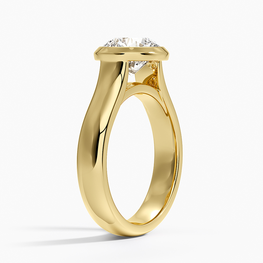 Luna 4mm Bezel Ring