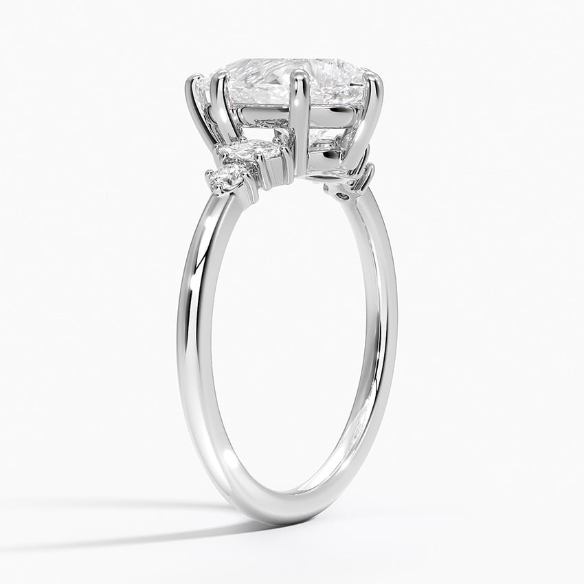 18K White Gold Miroir Diamond Ring