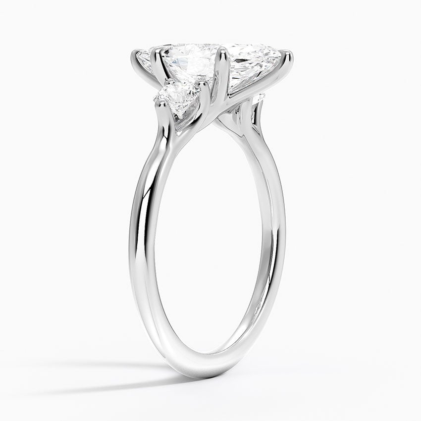 Freesia Three Stone Diamond Ring