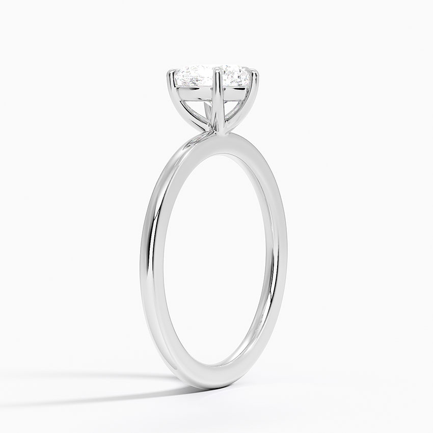 18K White Gold Audrey Perfect Fit Solitaire Ring