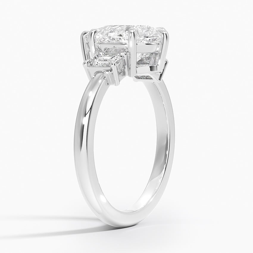 18K White Gold Petite Rhiannon Three Stone Diamond Ring (1/4 ct. tw.)