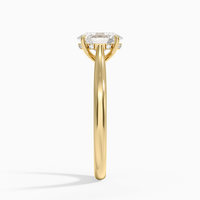 Dawn 2mm Diamond Ring in 18K Yellow Gold
