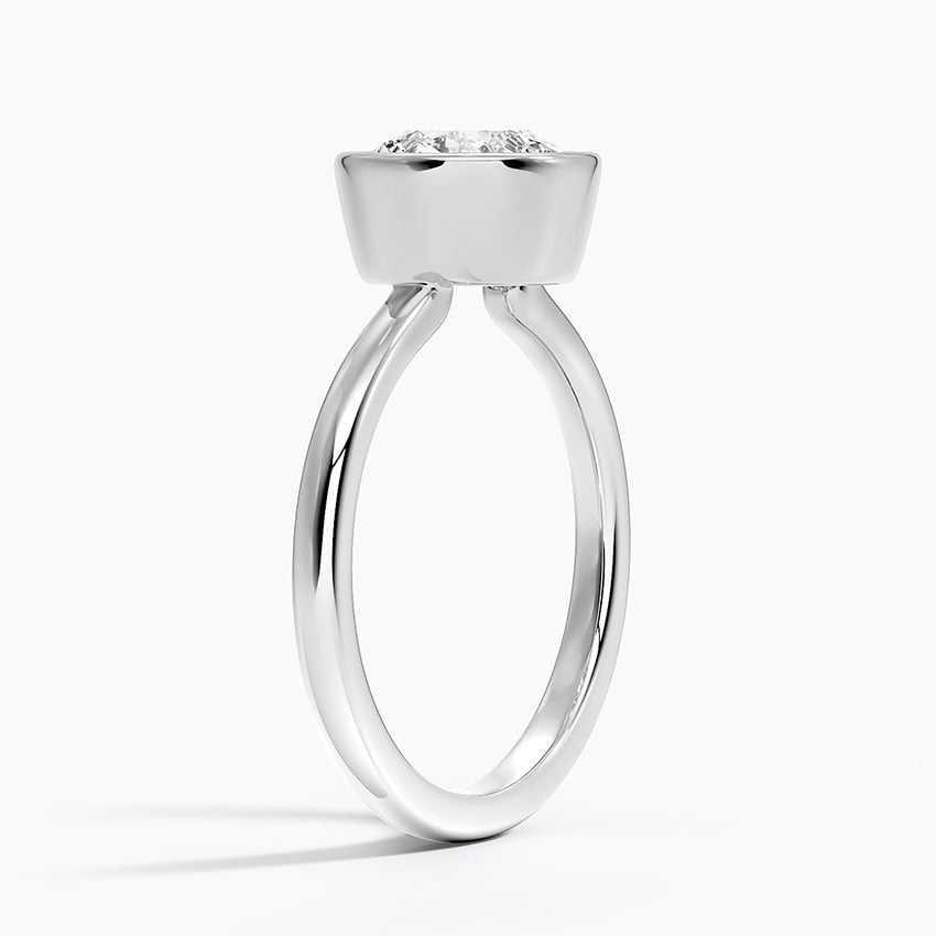 Platinum Sylvie Perfect Fit Bezel Solitaire Ring