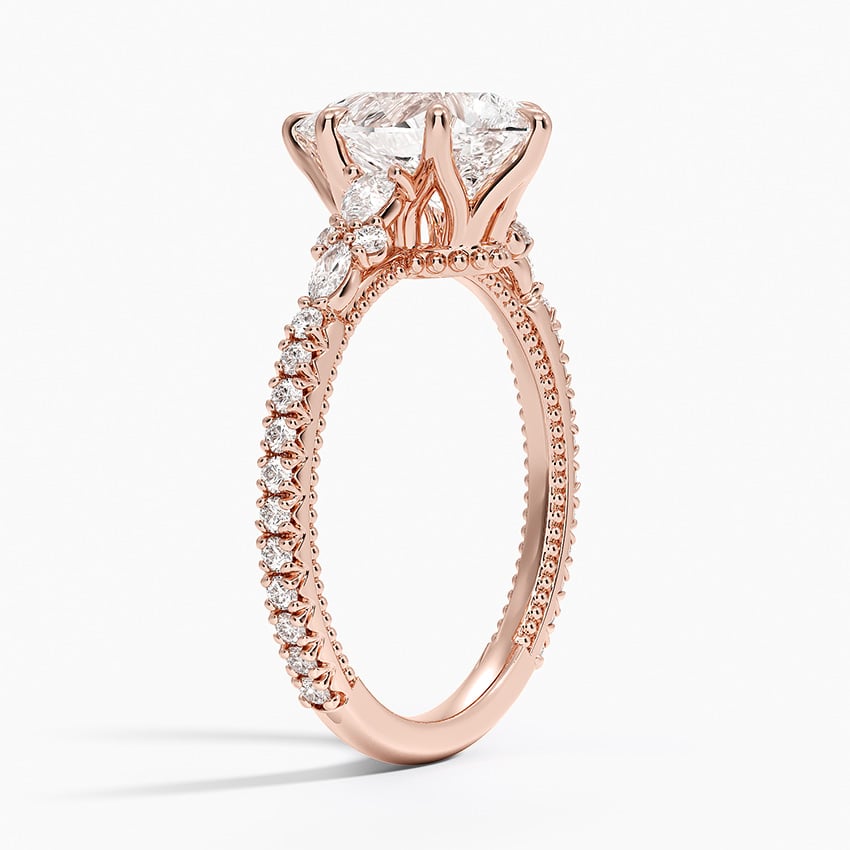 Floral Cluster Diamond Ring