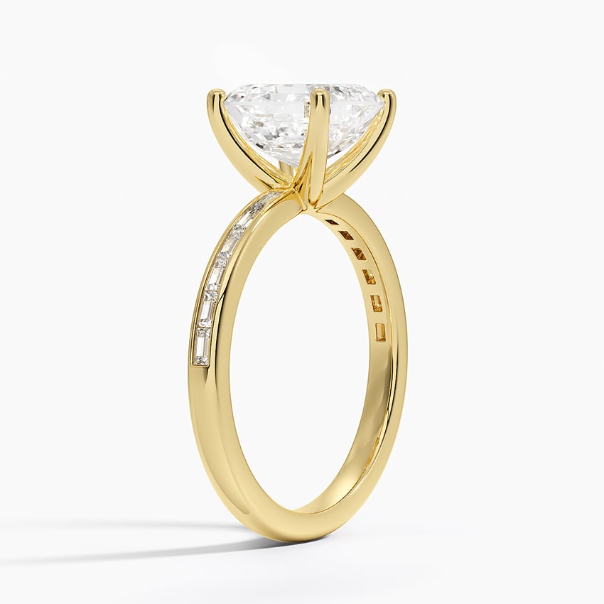 Tabitha Channel Set Baguette Diamond Ring