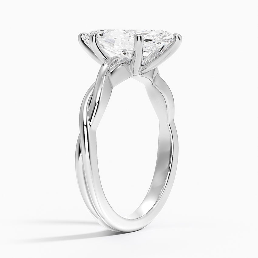 Twisted Vine Engagement Ring - Solitaire