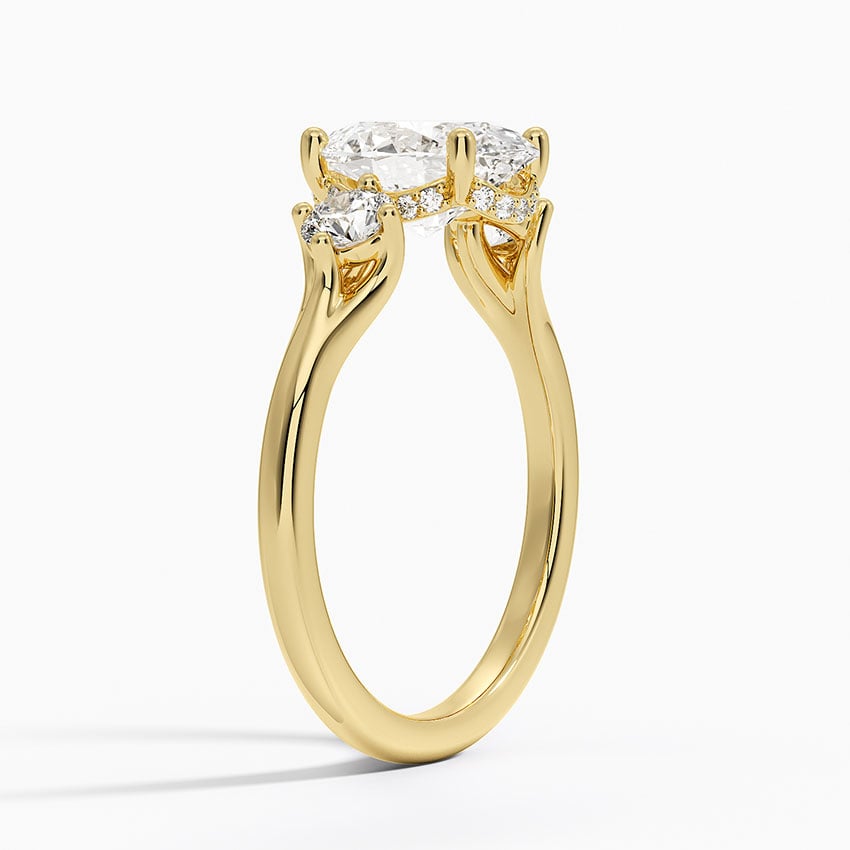 Luxe Floating Three Stone Diamond Ring (1/3 ct. tw.)