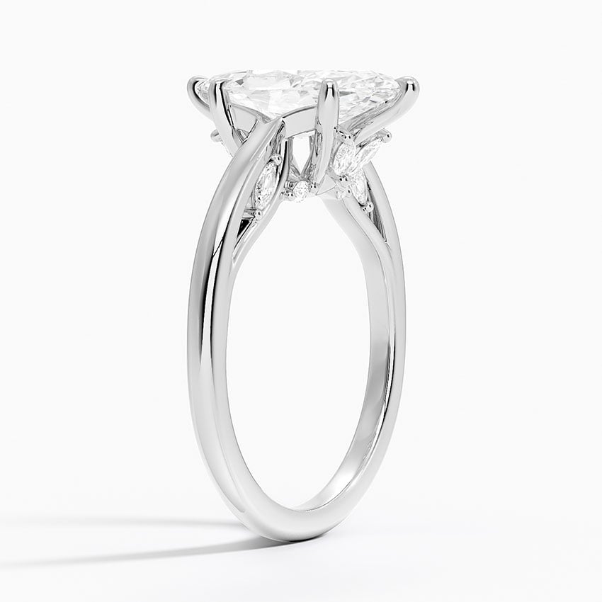 Secret Garden Adorned Gallery Solitaire Ring