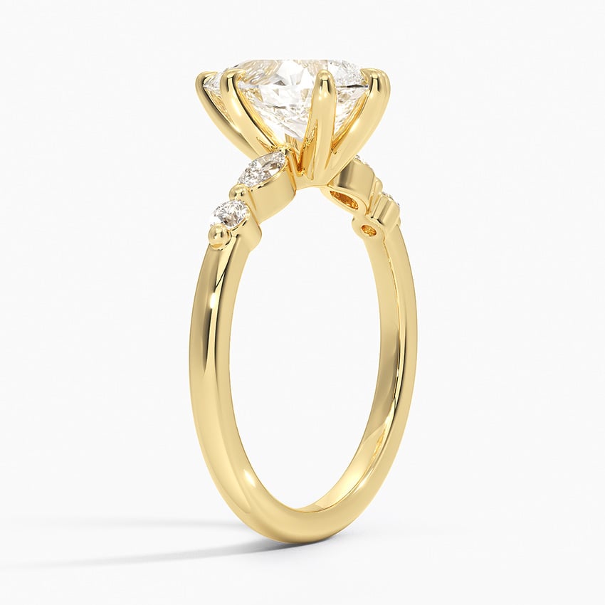 Marquise and Round Diamond Ring