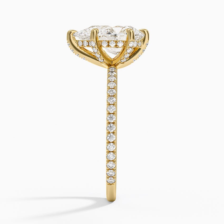 18K Yellow Gold Luxe Viviana Six-Prong Diamond Ring (1/3 ct. tw.)