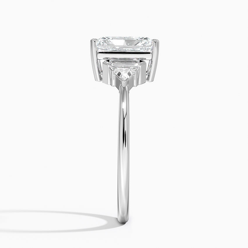 18K White Gold Edie Art Deco Diamond Ring