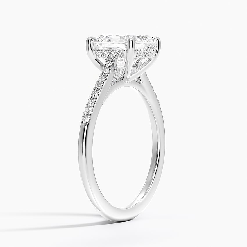 Lissome Half-Coverage Diamond Ring