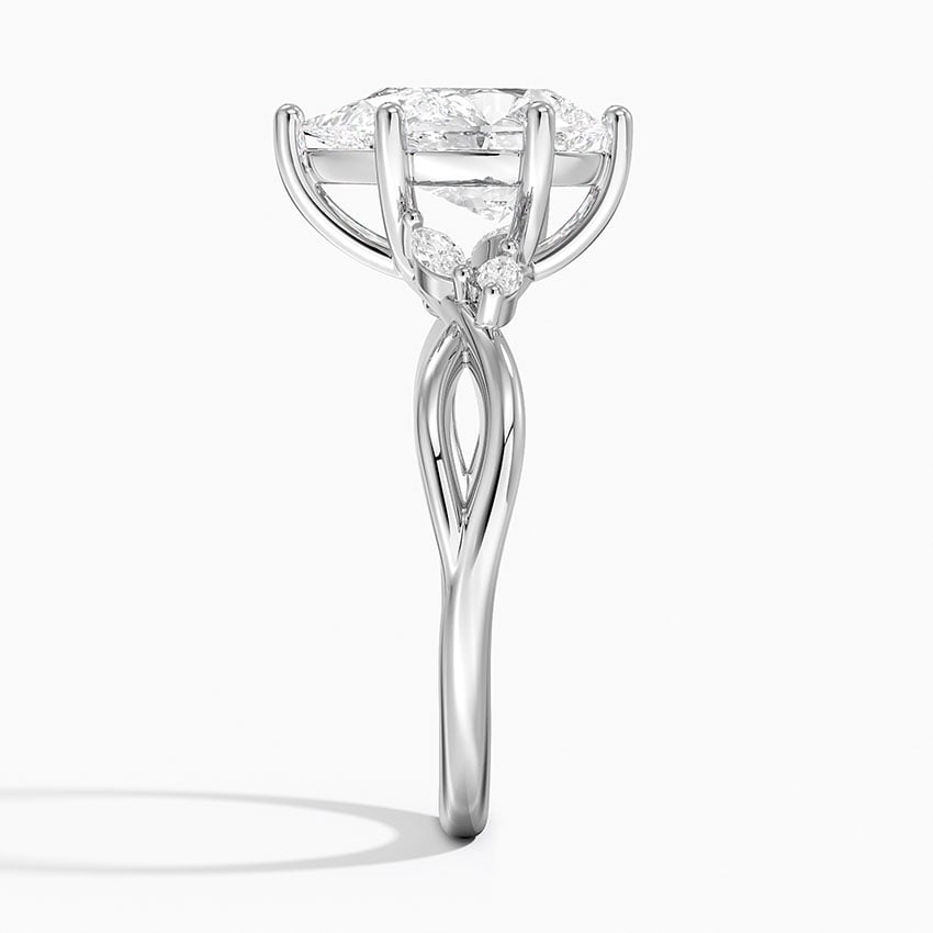 18K White Gold Willow Diamond Ring (1/8 ct. tw.)