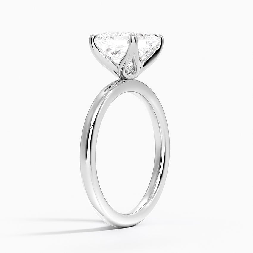 18K White Gold 2mm Petite Elodie Perfect Fit Solitaire Ring