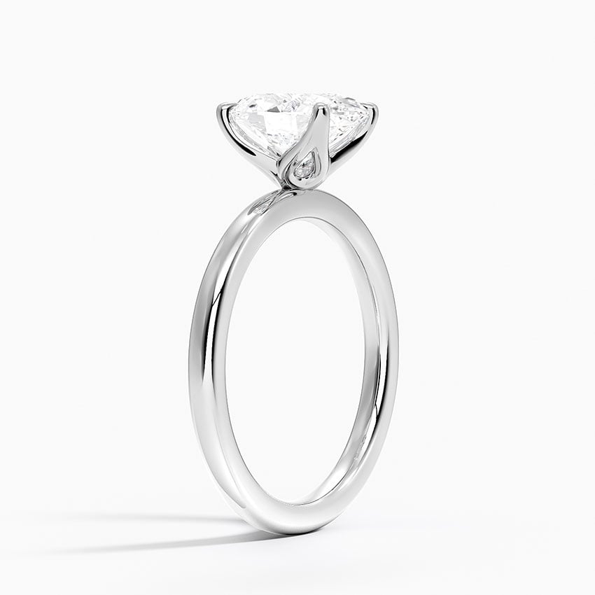 18K White Gold 2mm Petite Elodie Perfect Fit Solitaire Ring