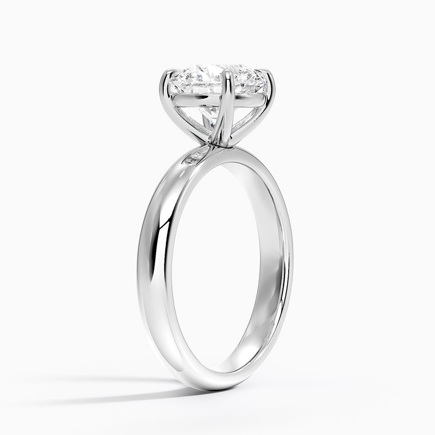Platinum Audrey Perfect Fit 3mm Solitaire Ring