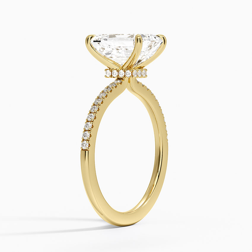 18K Yellow Gold Petite Demi Diamond Ring (1/5 ct. tw.)