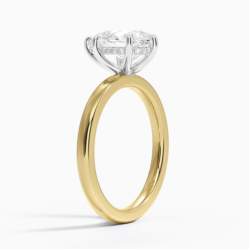 Audrey Mixed Metal 2mm Diamond Ring