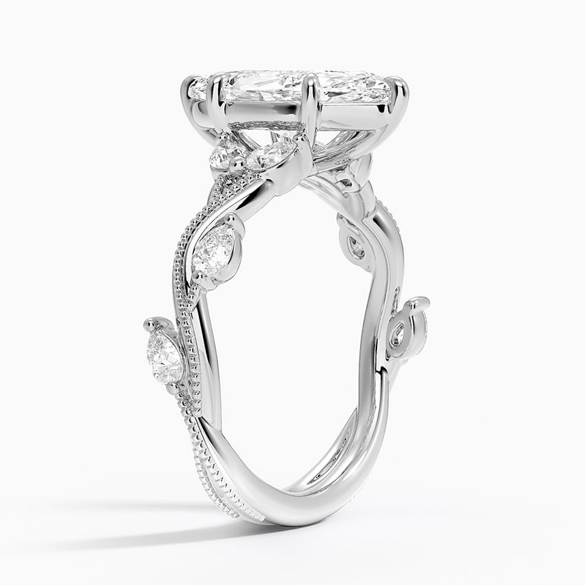 Platinum Vintage Secret Garden Diamond Ring (3/8 ct. tw.)