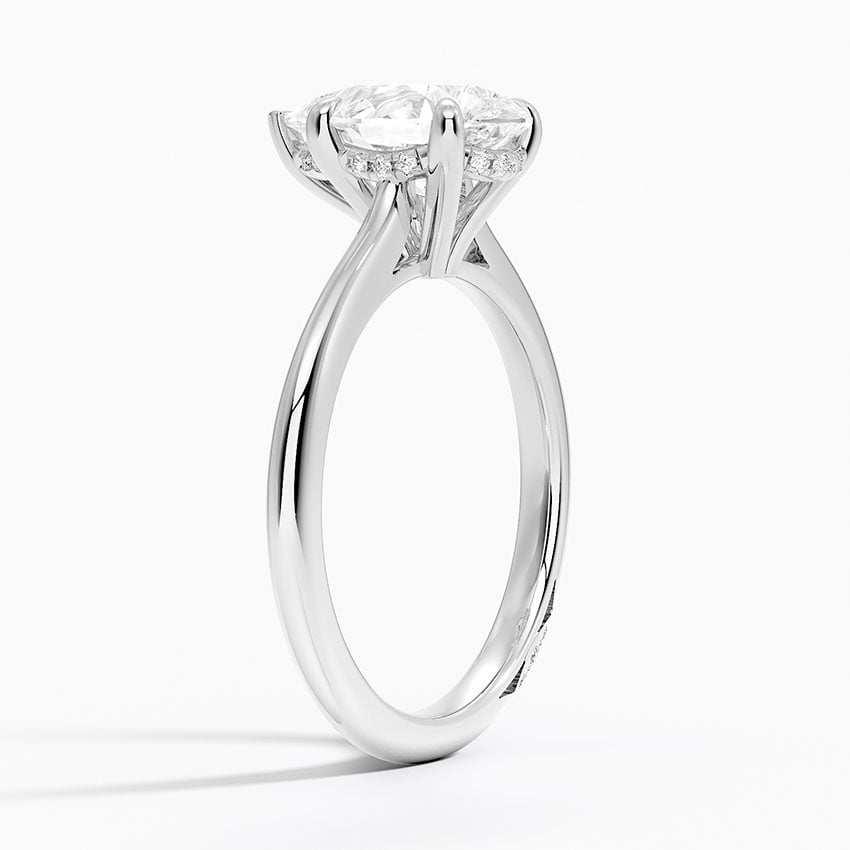 18K White Gold Tacori Founder's Petite Diamond Ring
