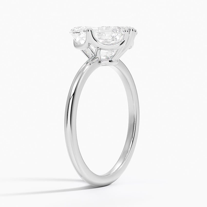 Platinum Samara Eight-Prong Solitaire Ring