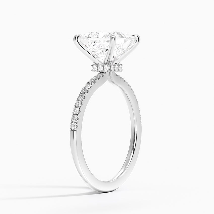 Classic Hidden Halo Diamond Setting