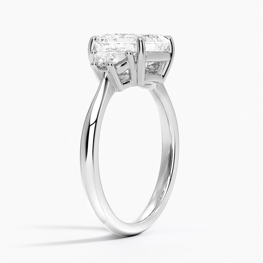 Half Moon Three Stone Diamond Ring (1/4 ct. tw.)