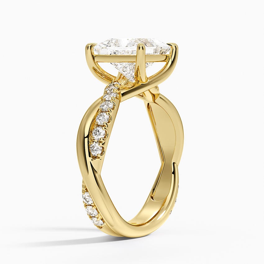 Cascade Twisted Diamond Ring