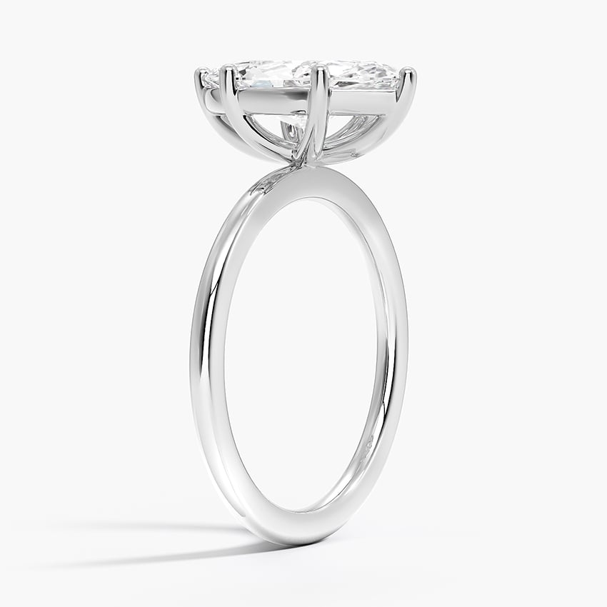 Platinum Perfect Fit 1.4mm Solitaire Ring