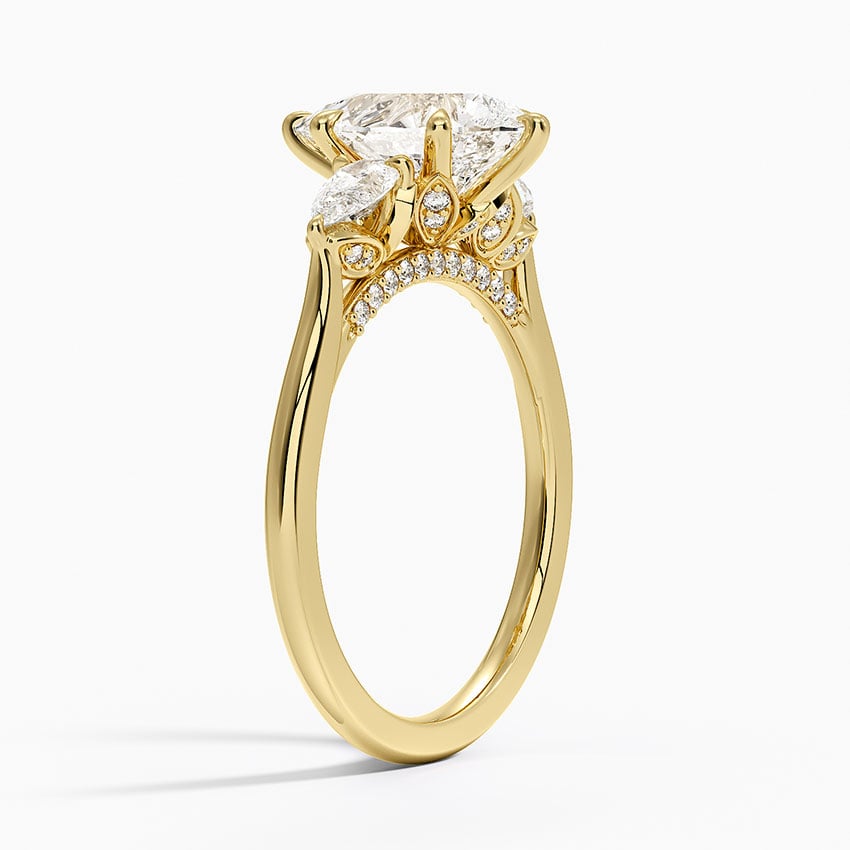 Petal Pear Three Stone Diamond Ring (1/2 ct. tw.)