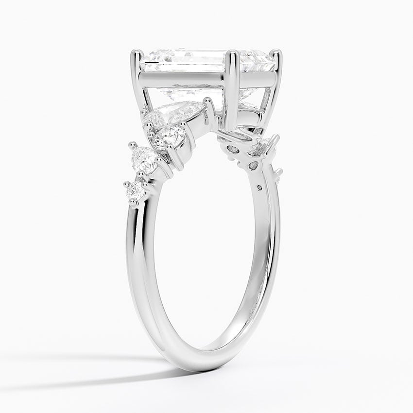 Olivetta Tapered Diamond Ring (1/2 ct. tw.) in Platinum
