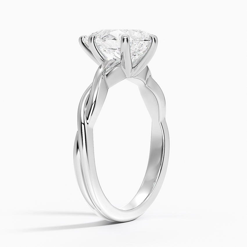 Twisted Vine Engagement Ring - Solitaire
