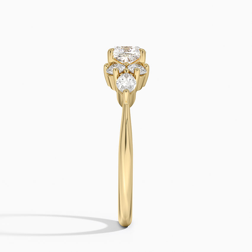 18K Yellow Gold Luxe Nadia Diamond Ring