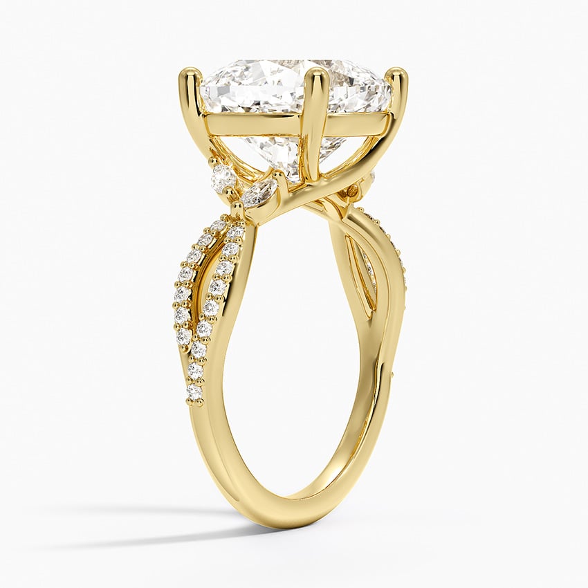 18K Yellow Gold Luxe Willow Diamond Ring (1/4 ct. tw.)