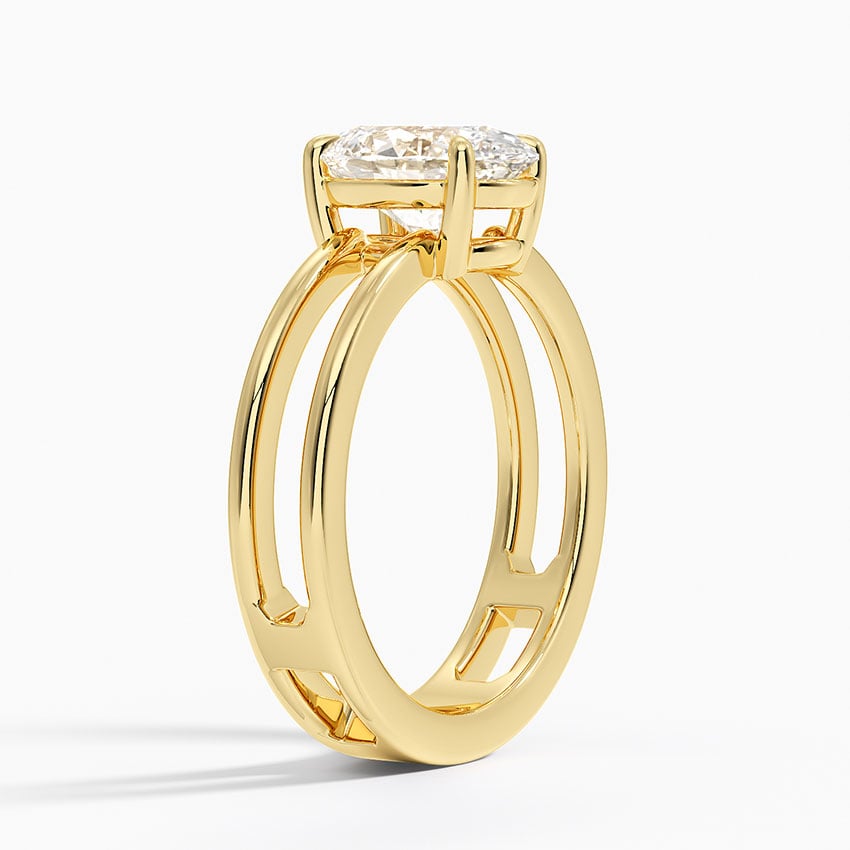Double Band Engagement Ring - Aimee