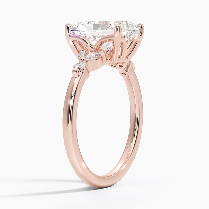 14K Rose Gold Verbena Diamond Ring