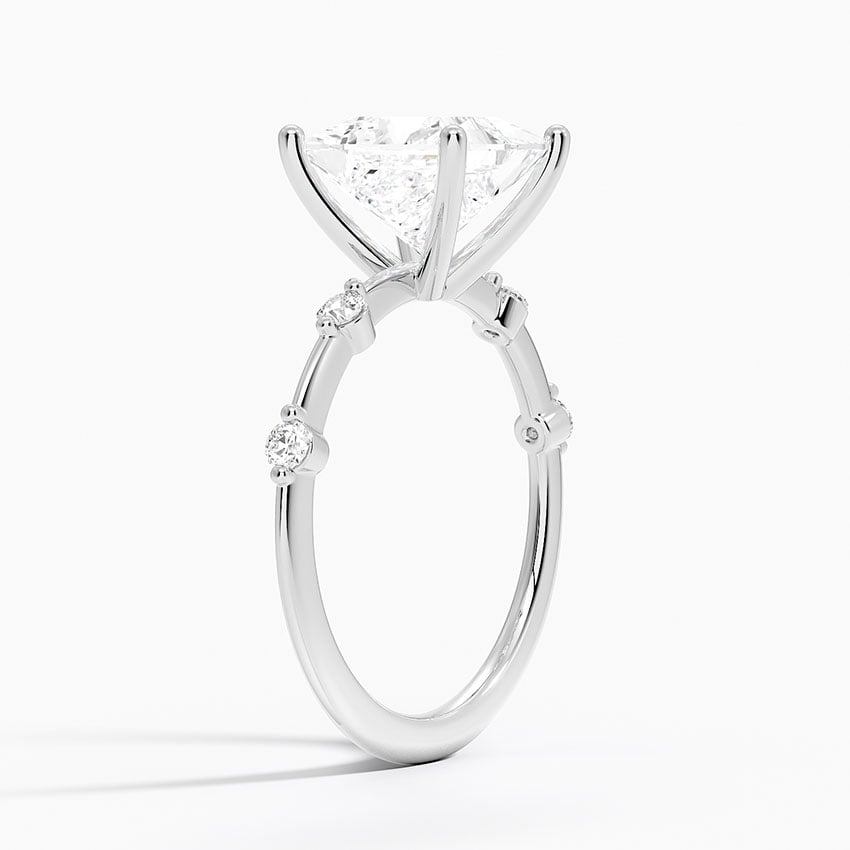 18K White Gold Aimee 1.4mm Diamond Ring