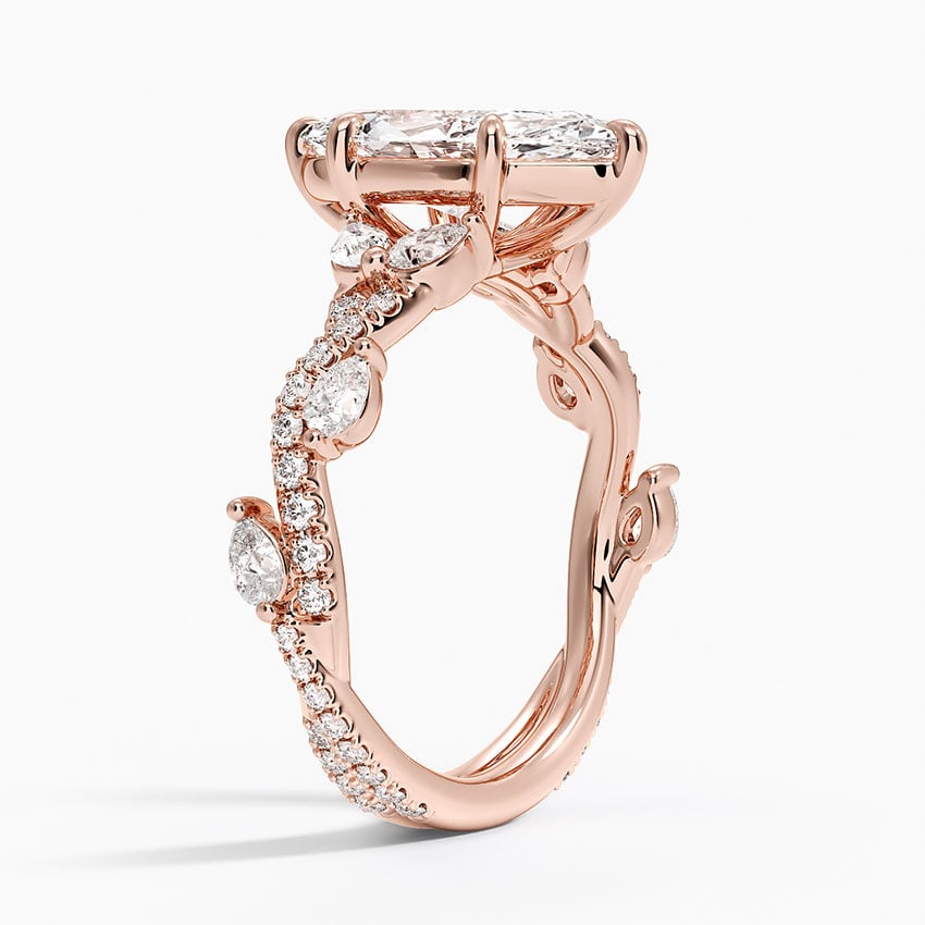 14K Rose Gold Vintage Secret Garden Diamond Ring (2/3 ct. tw.)