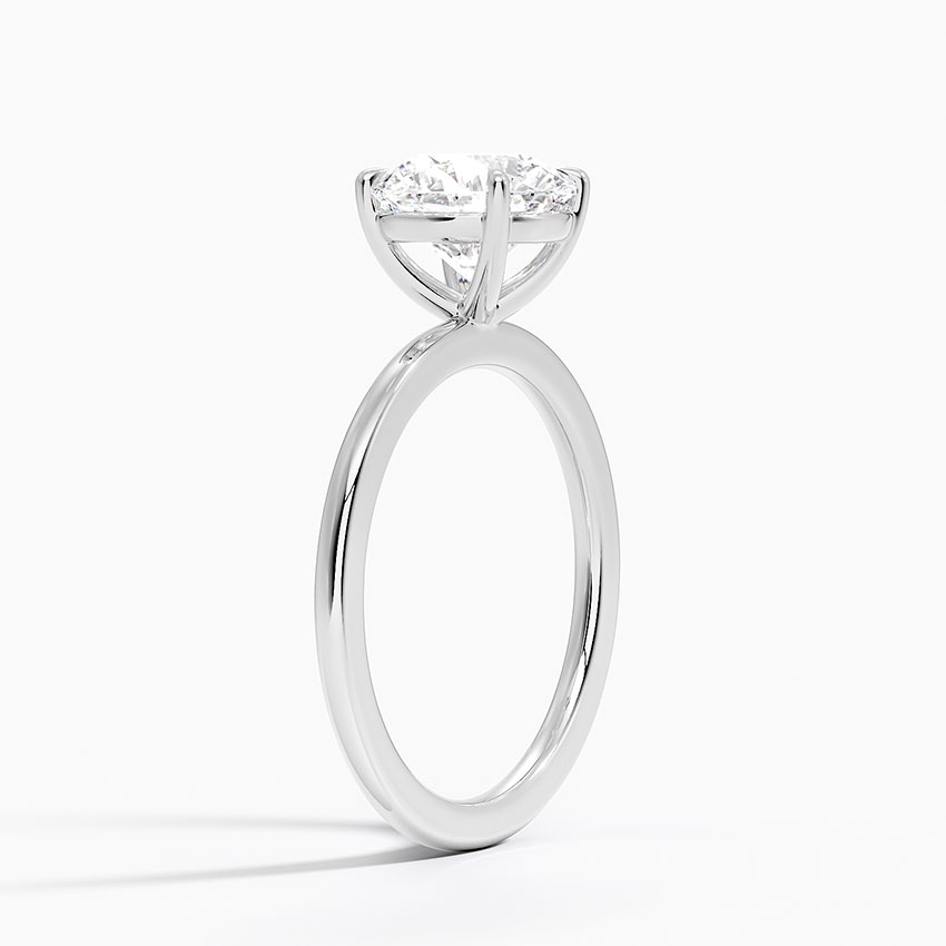 Platinum Audrey Perfect Fit 1.4mm Solitaire Ring