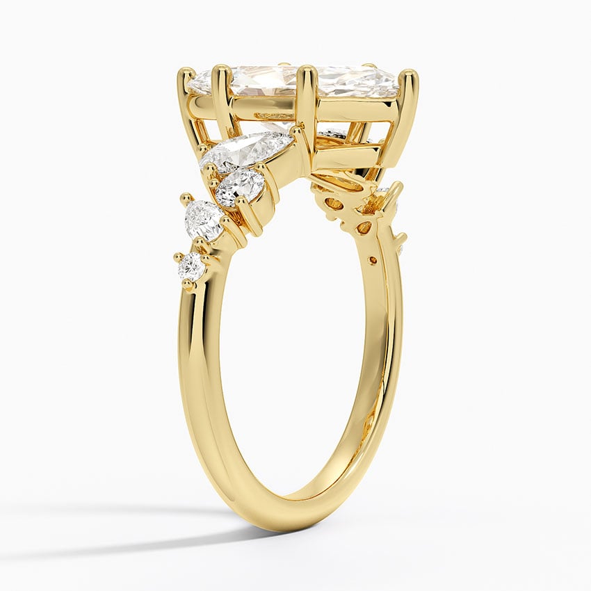 Olivetta Tapered Diamond Ring