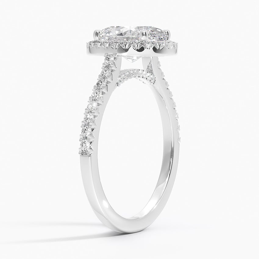 Adorned Odessa Halo Diamond Ring - Brilliant Earth