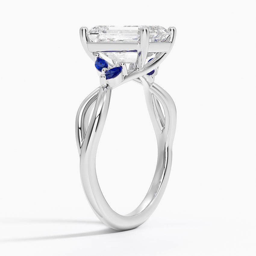 Diamond Ring with Sapphire Accents - Willow